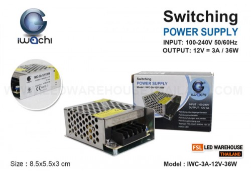 หม้อแปลง IWC-3A-12V-36W